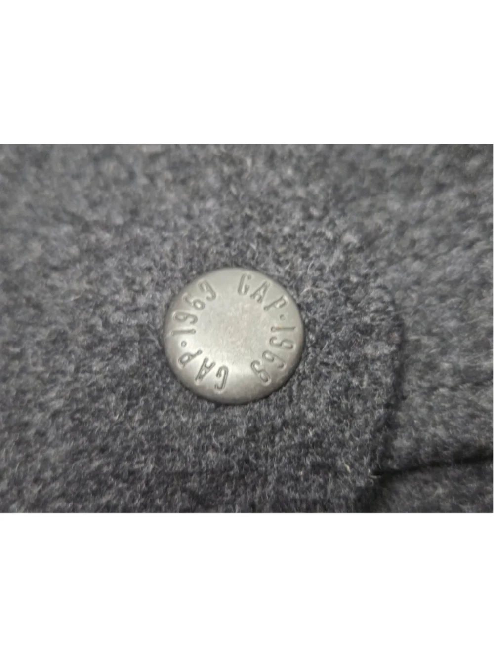 Boys Gap Wool-Blend Field Jacket Size XS Grey Gorpcore Outdoorsy